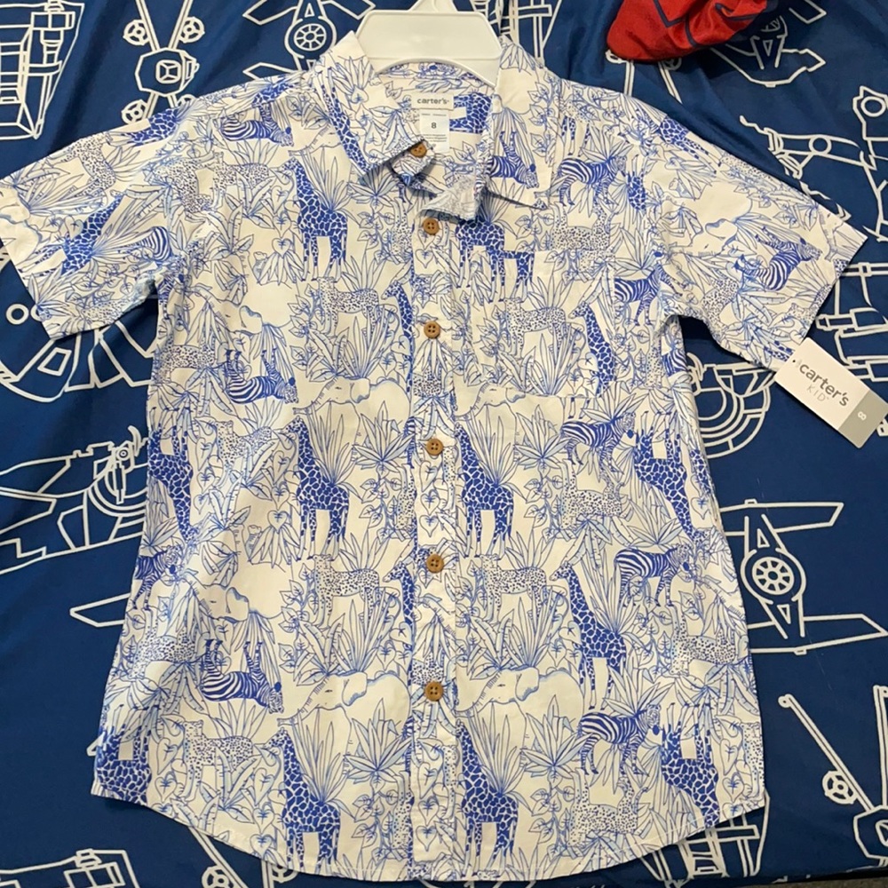 NWT Carter’s safari shirt size 8